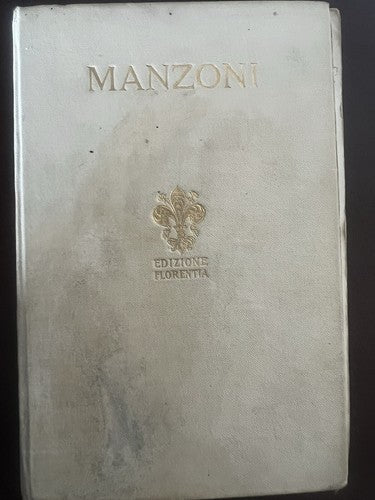 🔴 Manzonis Buch DIE VERLOBTE (Salani-Kollektion), Hardcover-Leinwandeinband 