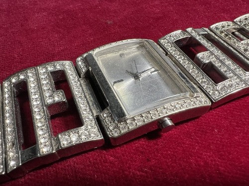 🔴 GUESS women's watch with quartz jewel bracelet with rhinestones 