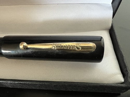 🔴 SHEAFFER’S penna stilografica celluloide nera a leva vintage '30 SCRIVE