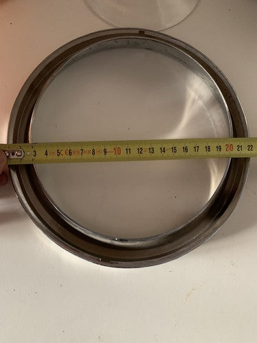 Rote Scheinwerferrahmen aus Metall für Fiat 500 DFL, 600, 1100, Alfa.... 8 Stück 