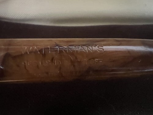 DE WATERMAN Stylo-Plume Stylo à Plume Levier Celluloïd Marbré Or Antique