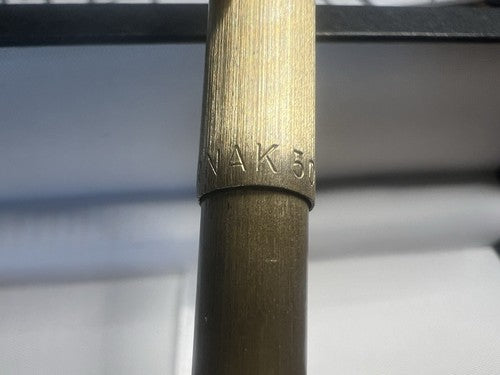 Karnak 50 Stylo-Plume Sphère Satin Doré Profiles Brillant Écrit Vintage 
