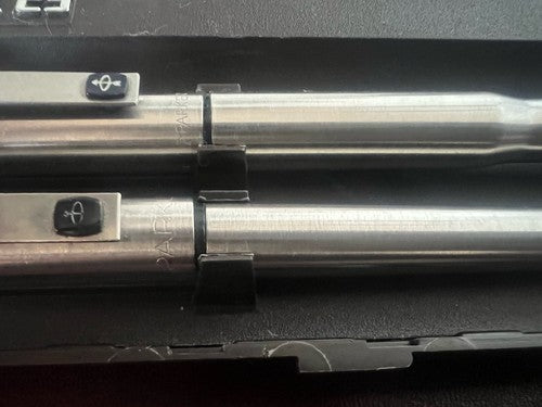 Parker Stylo-Plume Stylo à Plume 25 Chrome Clip Joint Noir Et Sphère Cru 1970 