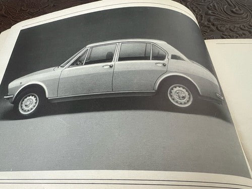 Alfetta 1.6 Booklet Car Use Maintenance Italian Original Vintage