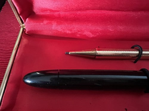 Zenith Stylo-Plume Stylo à Plume Extra Or Et Crayon Mécanique Set Vintage
