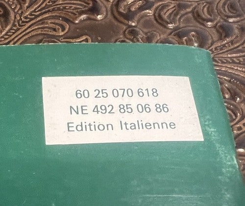 Renault Exace Broschüre zur Fahrzeugnutzung und -wartung in italienischer Originalfassung 