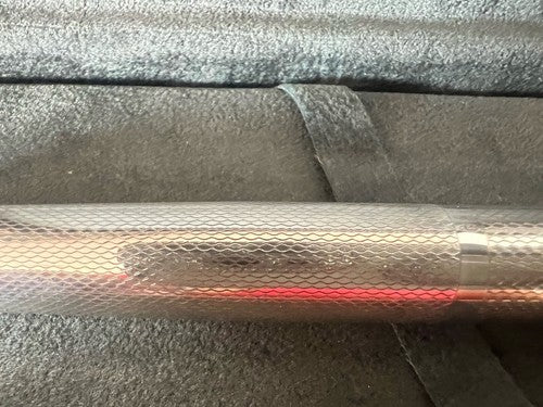 Tagamet Stylo-Plume Stylo à Plume Argent 925 Solid Guillocchè Fort Poids Écrit