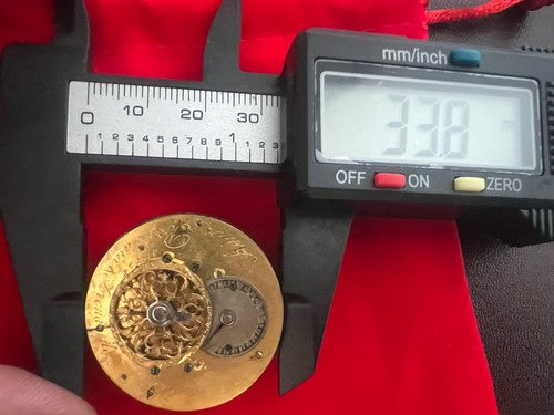 Alliez Bachelard & Therond Vintage Pocket Watch Movement Replacement Parts