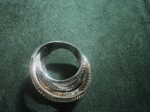 🔴 Anello donna ARGENTO 925 con pietre giri di ONDE EFFETTO DIAMANTI a balzi