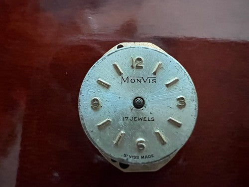 🔴 MONVIS Movimento orologio donna movimento carica manuale parti ricambi