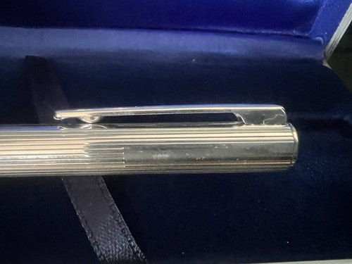 🔴 AURORA penna stilografica Marco Polo ARGENTO 925 MASSICCIO F Aereonautica