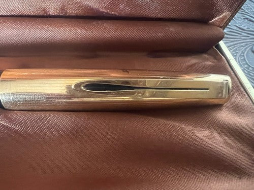🔴 AURORA penna stilografica DUO CART Cinzano pennino ORO scrive vintage E