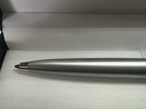 Sheaffer Pen Ball Satin Chrome Trim Polished Clip Snap Vintage