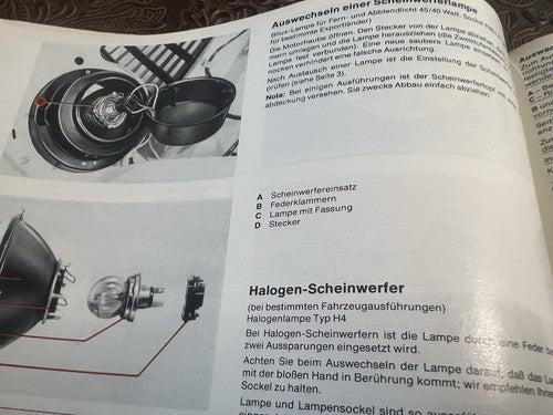 Renault 4 Booklet Car Use and Maintenance Tongue Germany Original Vintage