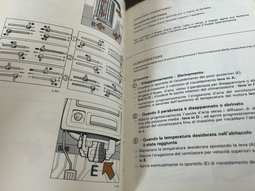 Simca 1100 Booklet Car Use Maintenance Italian Original Vintage