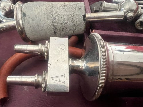 Vintage 1800 Medical Chest Aspirator Doctor Pleura Lungs Case