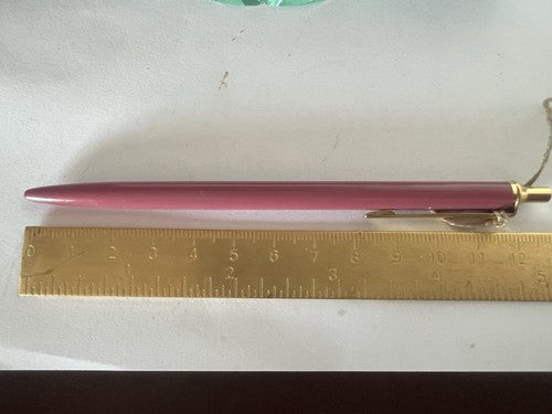 🔴 MONTEGRAPPA penna sfera lacca ROSA pulsante a scatto scrive vintage