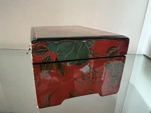 Boîte à Bijoux Chinoise Bois Décoration Coffret Trésor Trousse Vintage 13