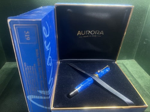AURORA Optima Blue Ballpoint Pen MARE Auroloide Limited Edition Numbered