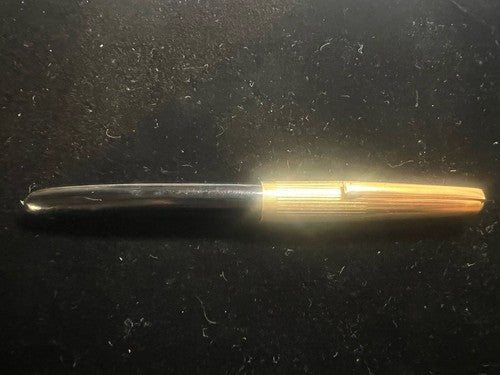 🔴 LUS ATOMICA 1 schwarzer Füllfederhalter mit nachfüllbarer Tintenpatrone, schreibt im Vintage-Stil
