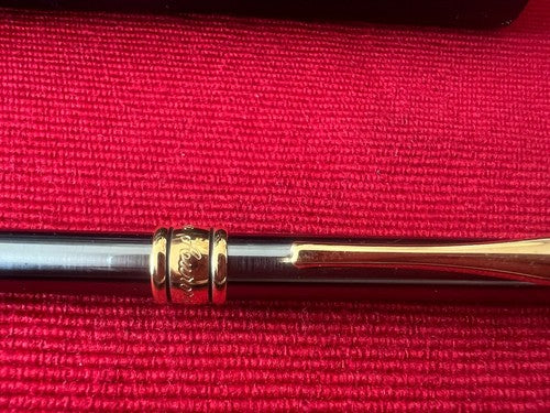 AURORA Ballpoint Pen Magellan Gun Barrel Golden Profiles Writes Case D 
