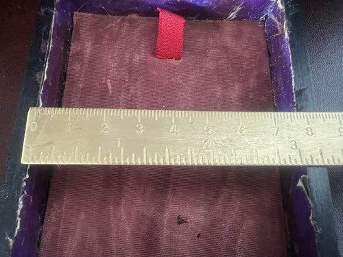 GINEVRA Boîtier Boîte Montre Poche Coffret Trousse Bois Vintage