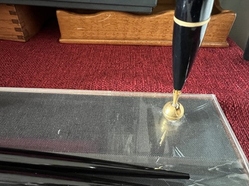 Nazaréen Gabrielli Penne Sphère Stilofori Basi Plexy Cuir Support Bureau