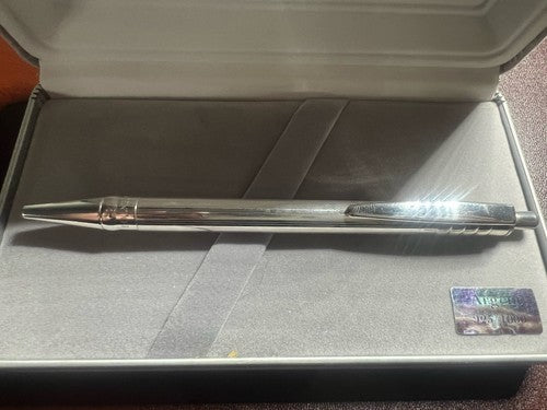 🔴 UNOARGENTO penna sfera ARGENTO 925 MASSICCIO a scatto scrive 2