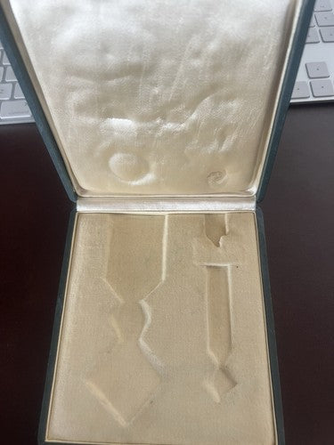 🔴 CAVALIERE scatola medaglia onorificenza custodia astuccio cofanetto N.2