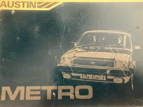 Austin Metro Booklet Car Use Maintenance Italian Original Vintage