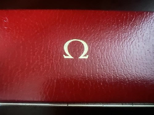OMEGA Boîtier Boîte Montre Poignet Trousse Certifié Garantie 1976