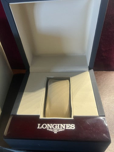 🔴 LONGINES box scatola orologio cofanetto astuccio custodia ISTRUZIONI completo