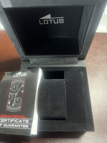 Lotus Box Watch Box Case Certified - Warranty
