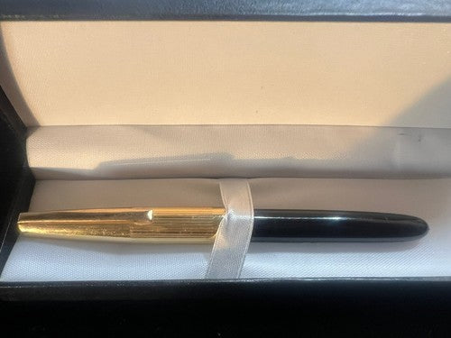 Stylo-Plume Aid Atomica 1 Stylo à Plume Noire Rechargeable Cartouche Écrit Cru 