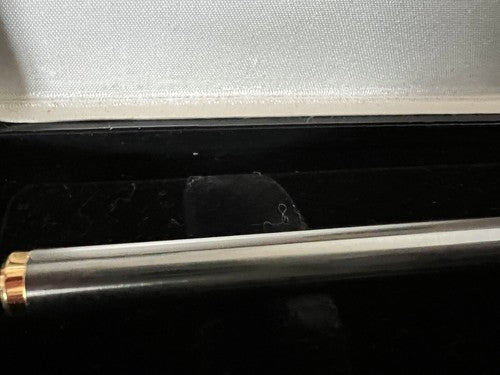 🔴 AURORA Magellan Füllfederhalter, Gunmetal-Lackierung, Goldverzierungen L 