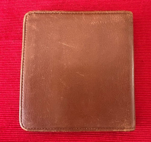 🔴 DUPONT portafoglio uomo pelle marrone porta banconote carte credito tascabile