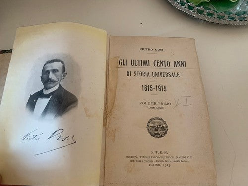 🔴 Book THE LAST 100 YEARS OF UNIVERSAL HISTORY Orsi Turin ERA 1915 