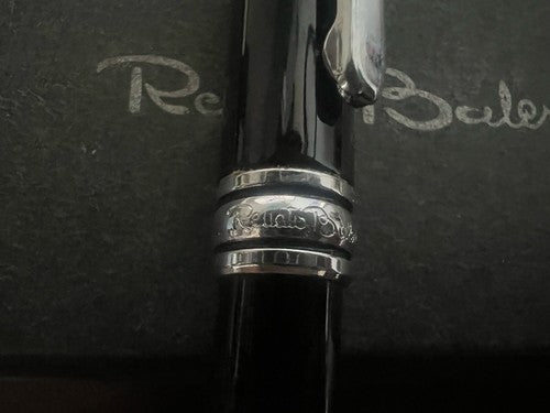 Renato Balestra Pen Sphere Corpo Black Lacquer With Pencil Case Vintage
