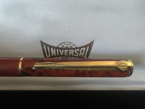 Universal Stylo-Plume Stylo à Plume Laque Marbré à Cartouche Vintage Années 60