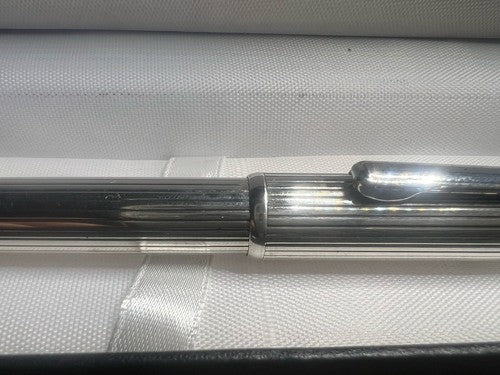 🔴 LECCE PEN penna sfera ARGENTO 925 MASSICCIO meccanismo rotazione scrive