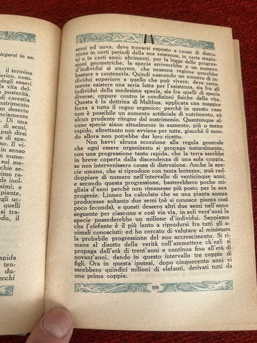 🔴 DARWIN Books Italian Publishing Institute Milan, 2 complete volumes 