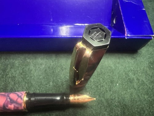 Waterman Stylo-Plume Stylo à Plume Reflex Rose 2 F Vintage Garantie Nouvelle