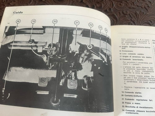 Citroen Dyane 4-6 Bedienungsanleitung für Gebrauch und Wartung (Original, Vintage) 