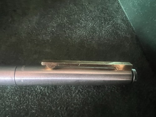 🔴 PELIKAN P380 Chrom-Füllfederhalter mit 14-Karat-Goldfeder, Vintage-Garantie 90 