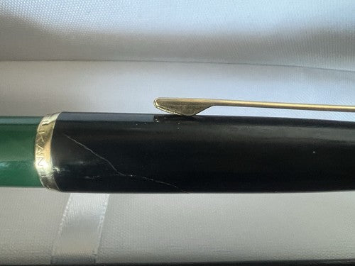 Pelikan Stylo-Plume Stylo à Plume Vert Noire MK10 Piston Capuche Craquage 1 
