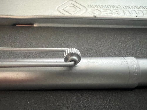 🔴 OSAMA penna sfera roller alluminio con scatola e contro scatola