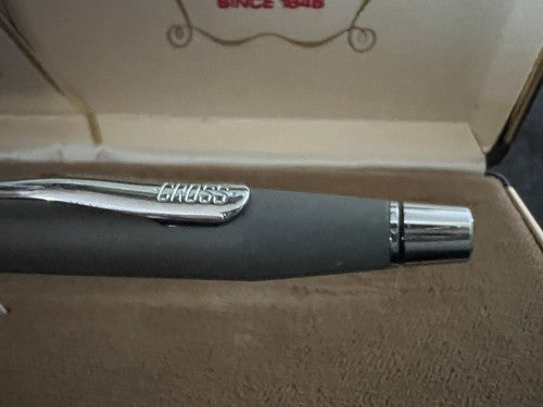Cross Pen Sphere Lacquer Grey Classic Century Marking Box Instructions F