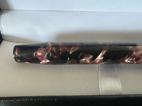 Mentmore Stylo-Plume Stylo à Plume Celluloid Diplôme à Bouton Écrit Vintage