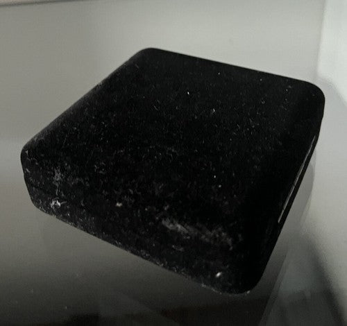 🔴 FB scatola accendino floccato nero misura interna ovale 8x4,8 cm