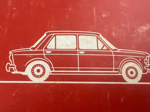 Fiat 128 Bedienungsanleitung, Gebrauchs- und Wartungsheft, italienisches Original, Vintage 